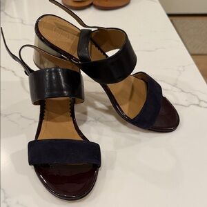 Elegant Black and Brown Women's Sandals